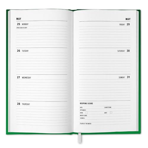 2026 DIARY CELTIC FC WEEK TO VIEW SLIM POCKET DIARY OFFICIAL PRODUCT