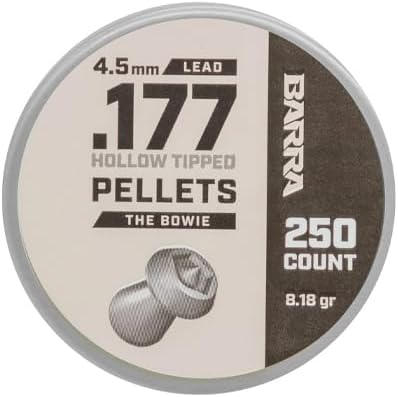 Miniatura 5 de Barra Airguns Bowie - Pellets de punta hueca para pistola de pellets, calibre 0.177 de 0.177 in, grado de caza, penetración potente para caza de