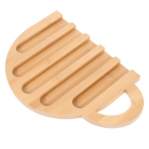 TINEASUR Soporte Creativo Cápsulas de Forma de Madera Café Beige para de Taza , Estable y Confiable Expositor Funcional para Oficina y Hogar