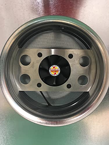Solar Roof Vent - Solar Attic Fan - Solar Roofblaster With White Vent #TOP2