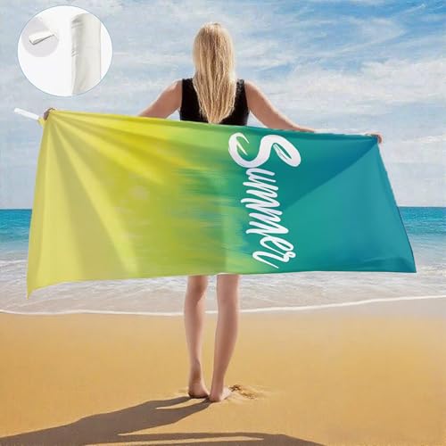 Serviette de plage microfibre pour vos sessions de piscine et de yoga