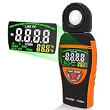 🍀【Pantalla LCD a color】La pantalla a color de 4 bits con valor Máx. / Mín., Bajo consumo de energía, conveniente para operar en lugares con poca luz.