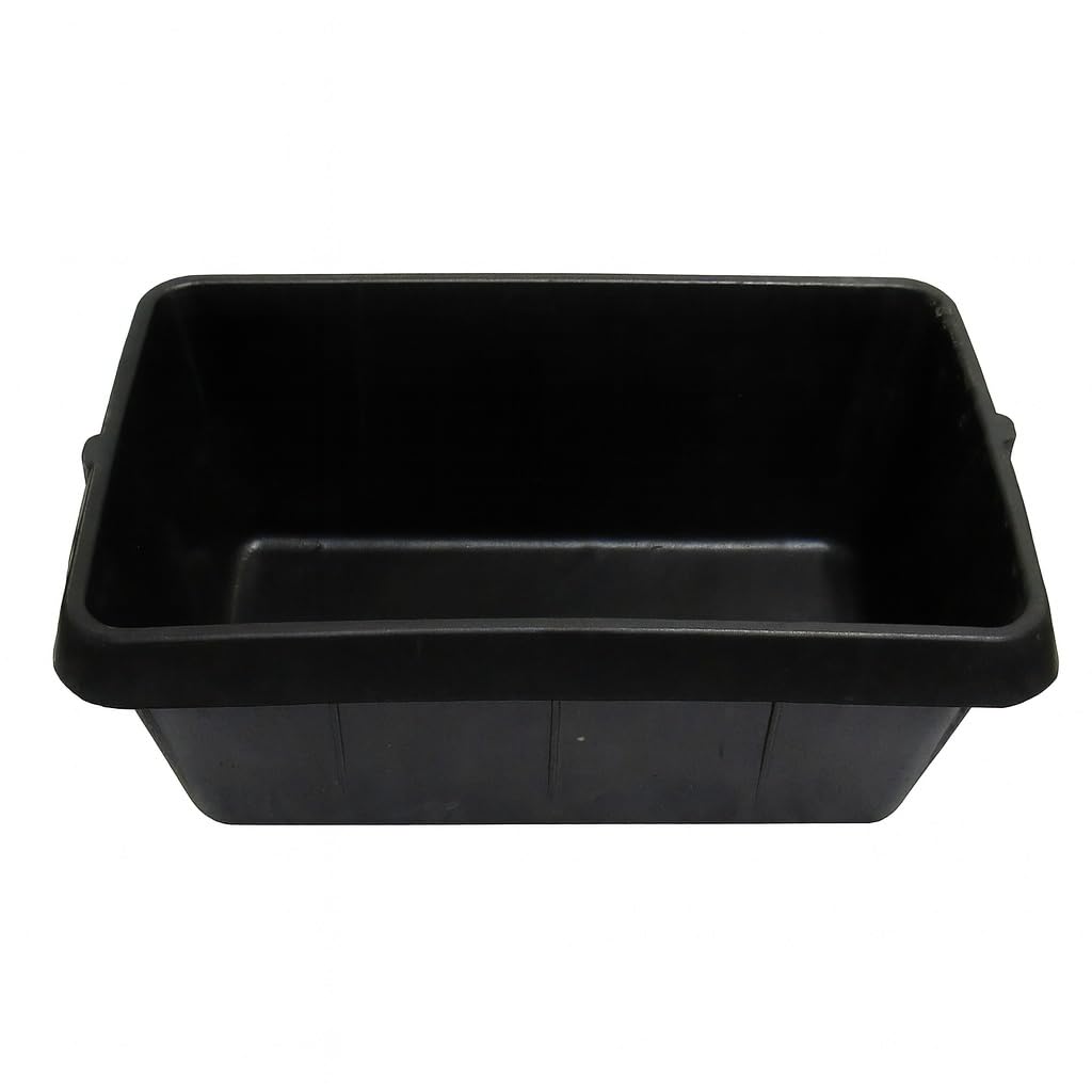 Horse Feeding Tub Rubber Trough 30L (Equestrian Feed Animal Water Bucket)