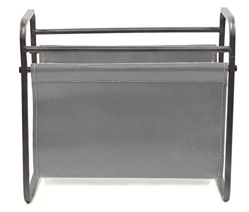 Designstyles Desktop Magazine Holder â€“ Free Standing Floor, Desk and Table Top Storage and Display Stand - Books, Newspapers, Files, Folders â€“ Decorative Design for Home or Office