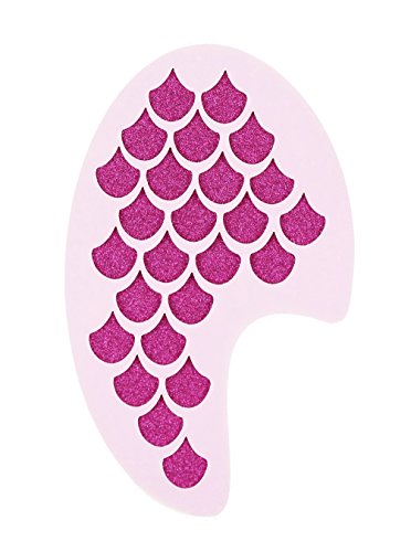 Mermaid Scales Face Paint Stencil approx 12cm x 8cm Washable