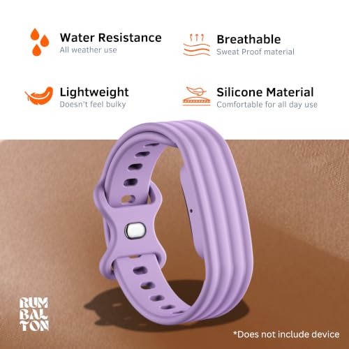 Image of Soft Silicone Strap Compatible with Google Fitbit Air, Sport Replacement Band, Adjustable Breathable Wristband for Workout, Running & Daily Wear