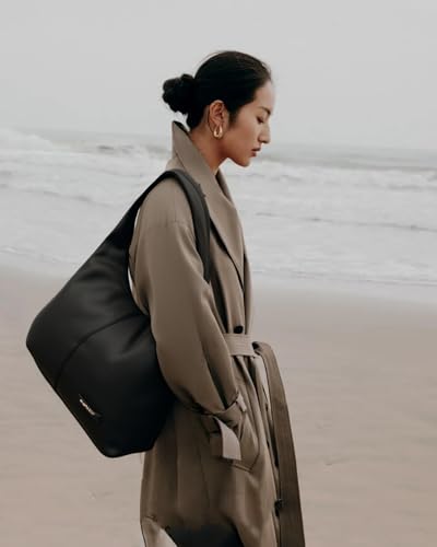 Image of NEWBELLA Small Shoulder Bags for Women - Trendy Underarm Purse & Crossbody Handbag for Daily Commute & Evening (Black-3)