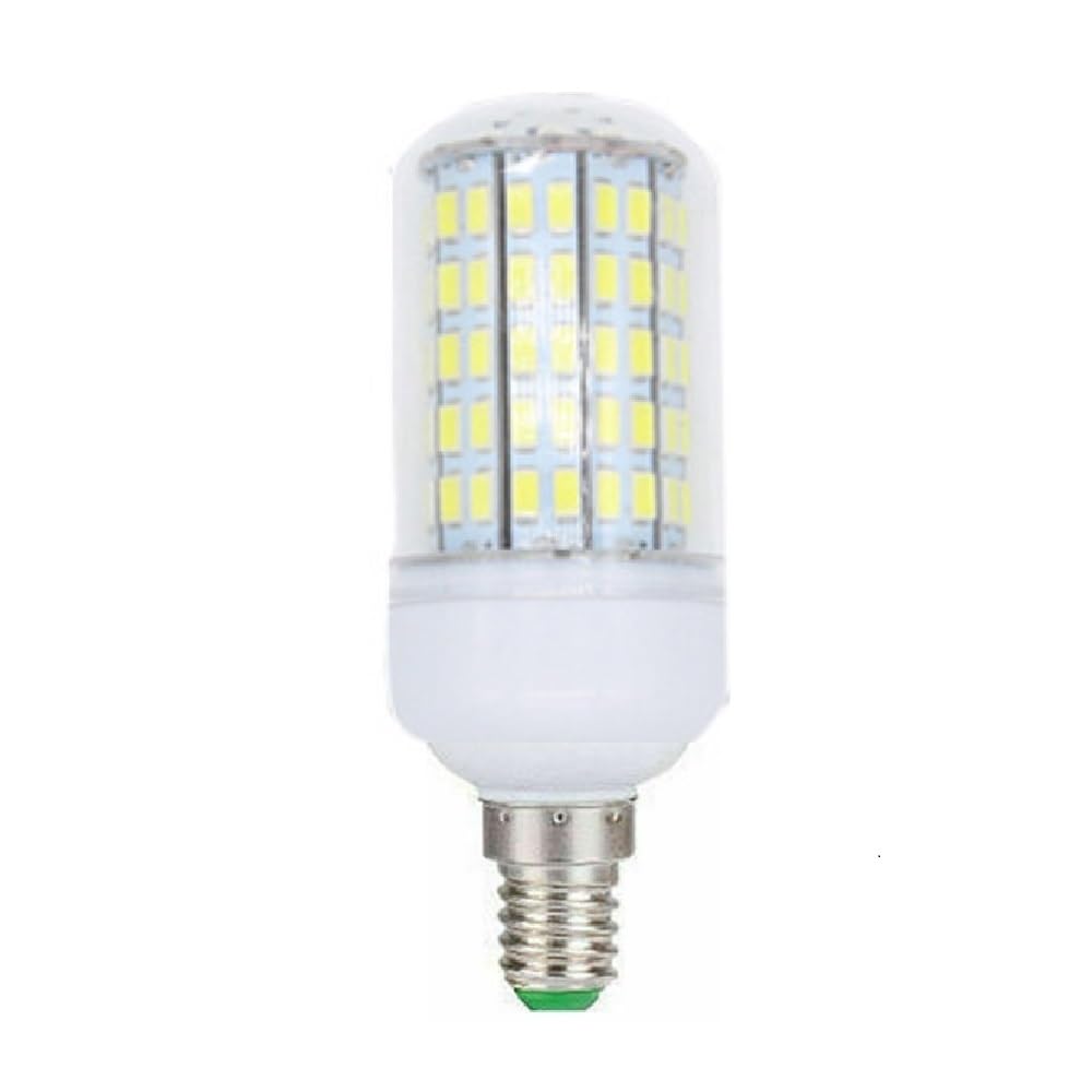 HHF Illuminazione Domestica Confezione da 10 lampadine LED a Mais AC220V 5730SMD E27/E14 Lampada con Base a Vite Lampade for la casa(E14 Warm White,96 LEDs)