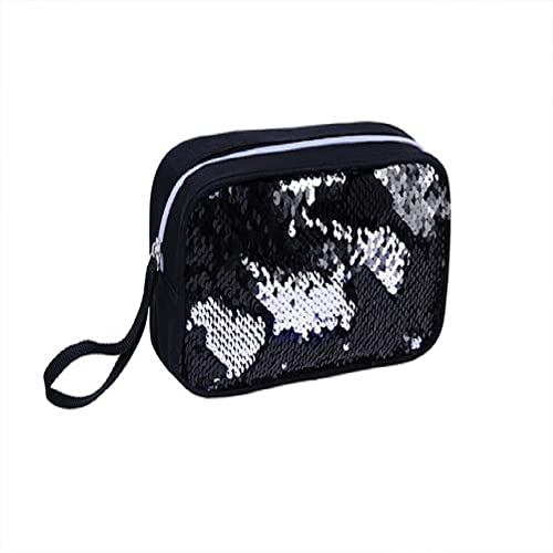 Estojo Paetê Girls Muda De Cor Prata