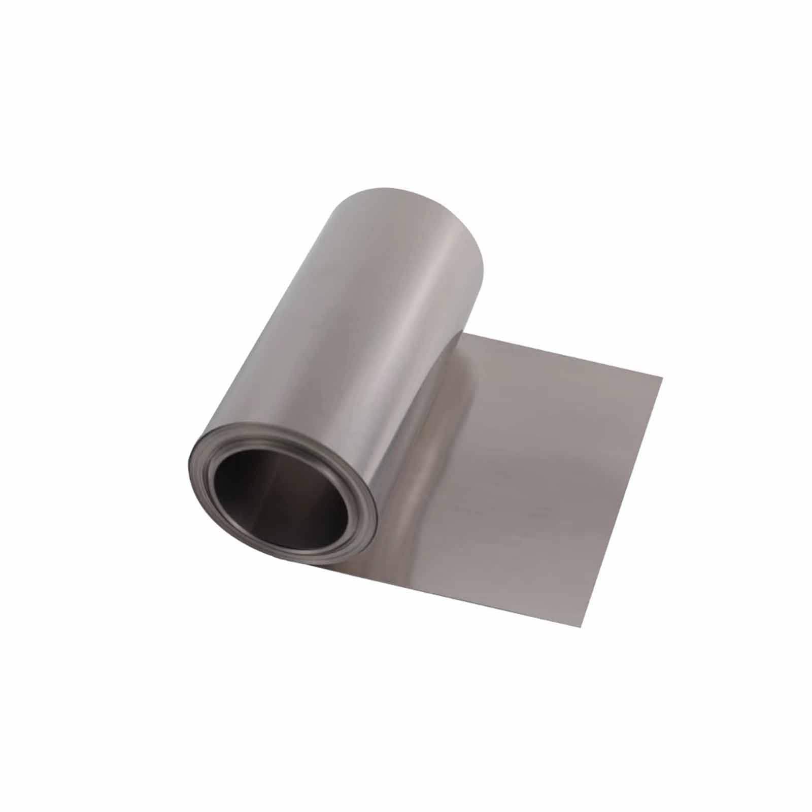DSFHKUYB Titanium Foil Sheet Ti Thin Plate Material 99.8% Purity Metalworking Supplies,0.025x170mmx1000mm