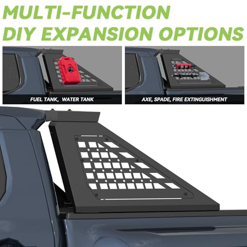 Image of Adjustable Sport Roll Bar | Compatible with Mid-Size Trucks Tacoma, Ranger, Colorado, Canyon, Frontier | No Drilling Installation | Three Installation Methods (MiD)