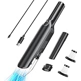 KOLSOL ハンドヘルド掃除機コードレス 12KPA ワイヤレスカー掃除機 ブラシレスモーター付き 充電式 6000mAH ミニ掃除機 車 自宅 ペット オフィス用