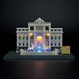 LIGHTAILING Light Set for (Architecture Trevi Fountain) Building Blocks Model - Led Light kit Compatible with Lego 21020(NOT Included The Model)