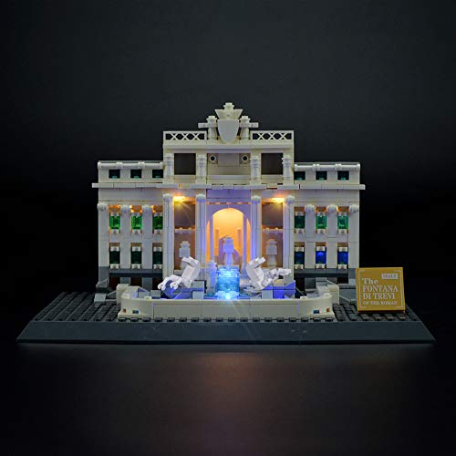 LIGHTAILING Light Set for (Architecture Trevi Fountain) Building Blocks Model - Led Light