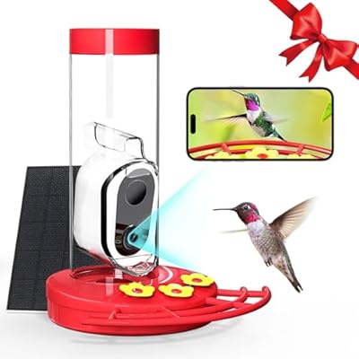 TT Nature Hummingbird Feeder with Camera Solar ...