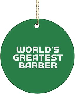 Adorno de círculo de barbero sarcástico, el m...