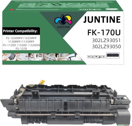 JUNTINE FK-170U Fuser Unit Replacement for Kyocera FK-170U 302LZ93051 302LZ93050 Fuser Unit Compatible with Kyocera FS-1030MFP 1035MFP 1130MFP 1135MFP FS-1120D 1320D 1320DN FS-1370 peinters(110V- 80K)