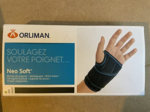 Attelle de poignet contre tendinite ORLIMAN NEO SOFT gauche orthèse de repos