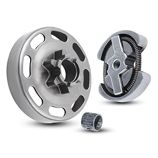 Mtanlo Kit Tamburo Frizione (3/8" 6 Denti) per Parte Di Ricambio per Motosega Husqvarna 435 135 137 140 E-Seris 578257101 5778745-01 Tamburo Frizione con Cuscinetto Ad Aghi