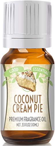 Coconut Cream Pie Scented Oil by Good Essential (Premium Grade Fragrance Oil) - Perfect for Aromatherapy, Soaps, Candles, Slime, Lotions, and More!