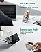 INIU Wireless Charger Station, 15W Fast Qi-Certified Wireless Charging Stand for Official and Home Compatible with iPhone 17 16 15 14 13 12 Pro XS Samsung Galaxy S23 S22 S21 Note 20 Google etc