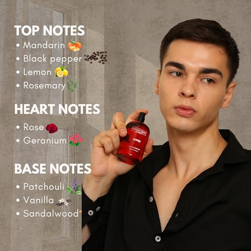 Image of Empire | Eau De Parfum |Luxury Fragrance | Mandarin Orange, Black Pepper, Rosemary & Geranium Notes |Premium Oil & 2X Long-Lasting | 100ML | Premium Gift Packaging | International Brand