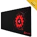 Produktbild KLIM Mousepad XL - Erweiterte Oberfläche - Extra großes Gaming Mauspad - rutschfeste Gummiunterlage - Hochpräzise texturierte Oberfläche - 900 x 400 x 4 mm - Rot