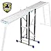 Scaffolding Platform, Work with 7 in 1 Multi-Purpose 19.6Ft Folding Ladder, Supporting Rack and Steel Trays Work Platform