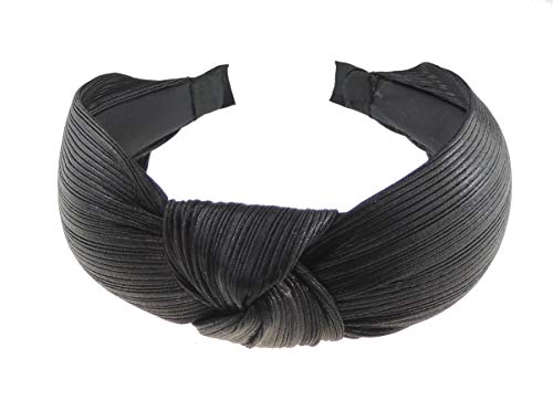 Cerchietto da sera da donna lucido a righe con