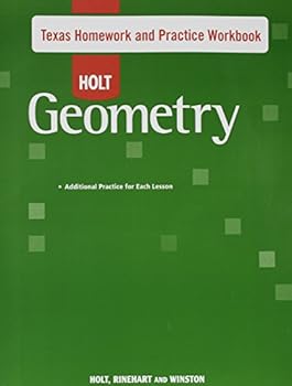 Paperback Holt Geometry: Homework and Practice Workbook Geometry Book