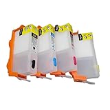 KWRTFKTYS UP-Marke, 4 nachfüllbare Tintenpatronen for 178, 862, 364, 564, 920, 670, 685, 655, B109a, B109n, B110a, B210b, B209a, 3070A (ohne Chip)