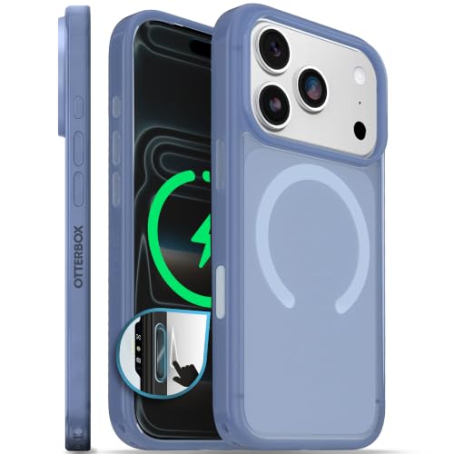 Image of OtterBox iPhone 17 Pro - Symmetry Series Slim MagSafe Case - Blue Bliss