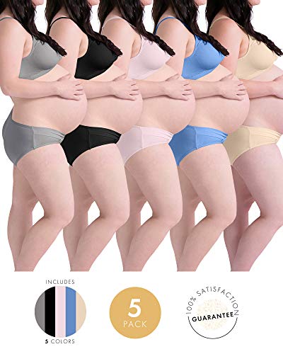 Image of Kindred Bravely Under The Bump Maternity Underwear /Pregnancy Panties - Bikini 5 Pack