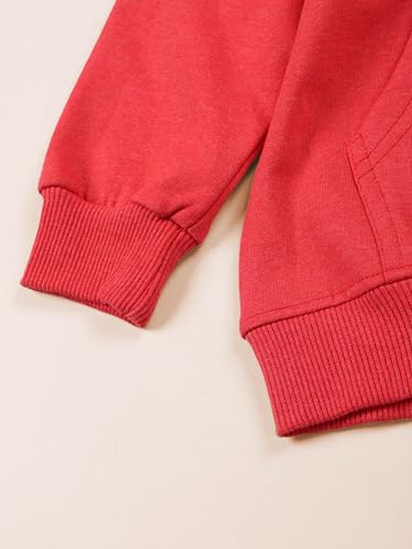 Image of KiddoPanti Unisex Solid Pullover Hooded Fleece Sweatshrit | Cotton Poly Fleece Fabric | Waist Length, Full Sleeve Hoodie | 2 Kangaroo Pockets | Winter Wear for Boys & Girls