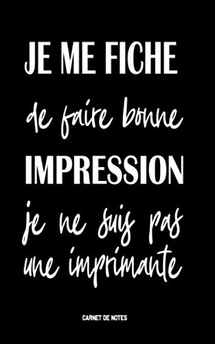 JE ME FICHE de faire bonne IMPRESSION: Cadeau pour collègue qui s'en fout carrément de son boss