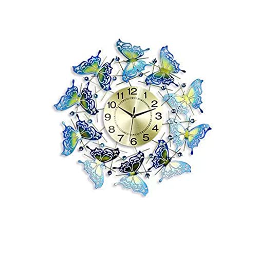 Horloge de salon sans tic-tac : grand format 60 cm pour un intérieur calme