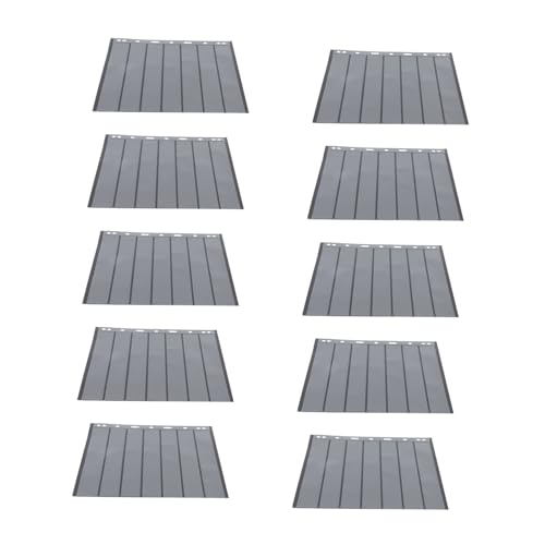 TOYZFRIENDY 10 piezas Álbum de Colección de Páginas Estándar Doble Cara Fondo Negro para y Monedas Material Duradero para Cartas y