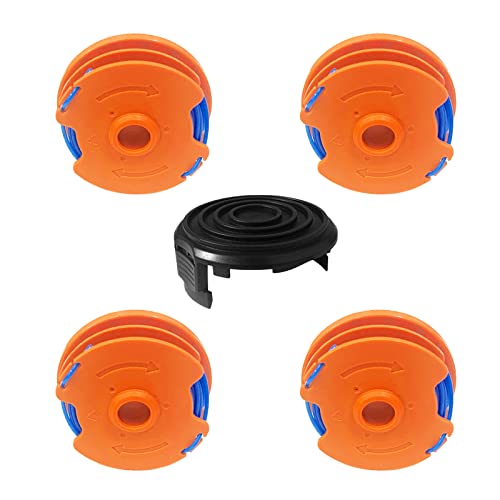 YWNYT WX100 String Trimmer Spool Line for Qualcast GT25 GGT350A1 GT30 GGT450A1 Replacement Trimmer Spool for Worx WG100E WG104E1 1.65mm x 8.3M