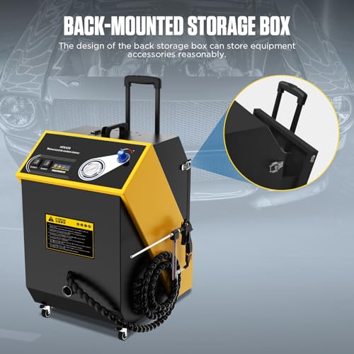 Walnut Blaster Cleaner DUAL Mode HTS678 Walnut Sand De-Carbon Cleaner Engine Carbon Deposition Intake Pipe Valve Cleaner With 23 Car Model Adapters&Adjustable Pressure Gauge&Storage Box 1800W 110/220V