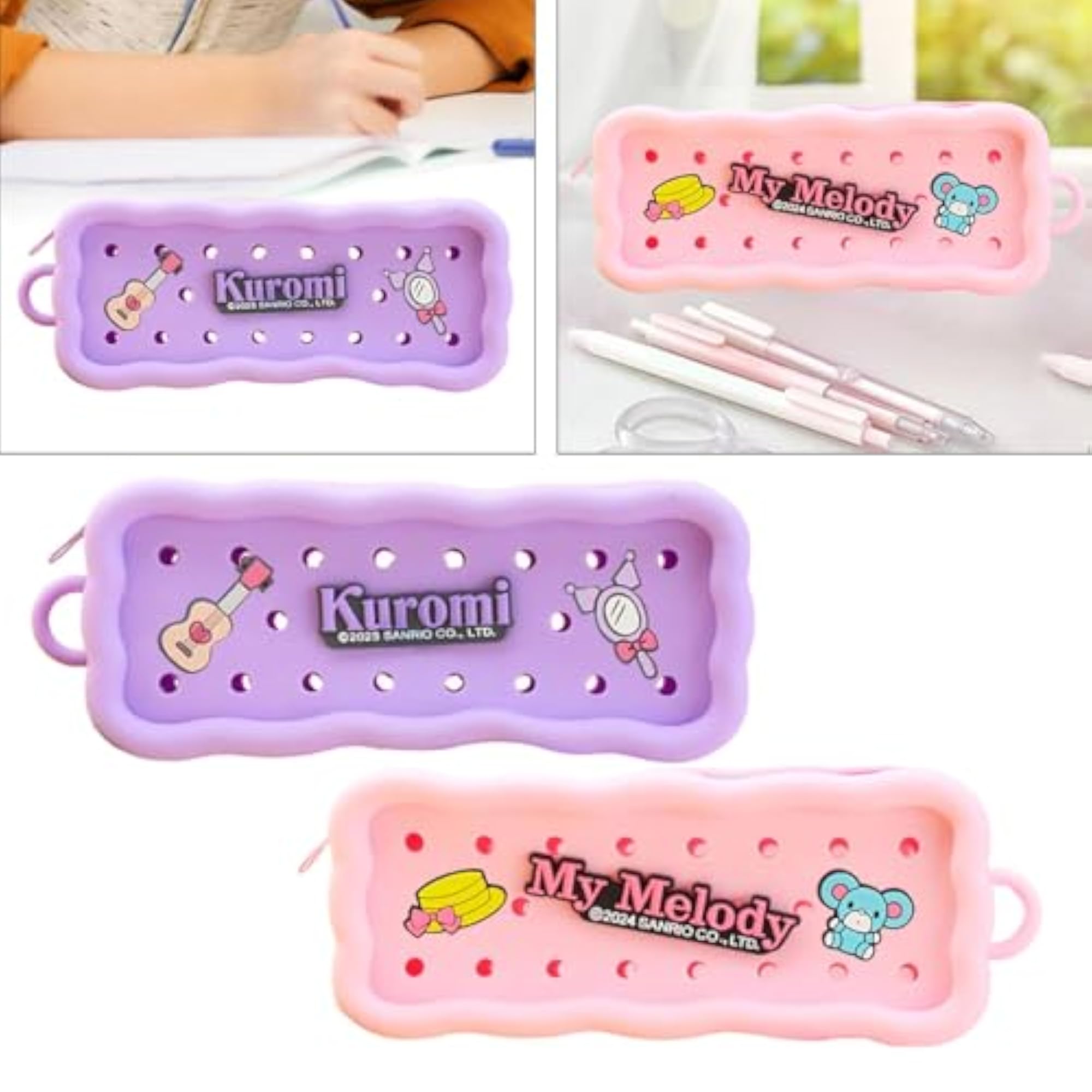 Stylish Soft Purse Cosmetic Bag for Kids, Pencil Case