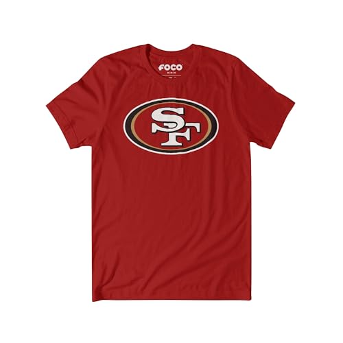 Image of FOCO Men's NFL Team Primary Logo Black Short Sleeve T-Shirt