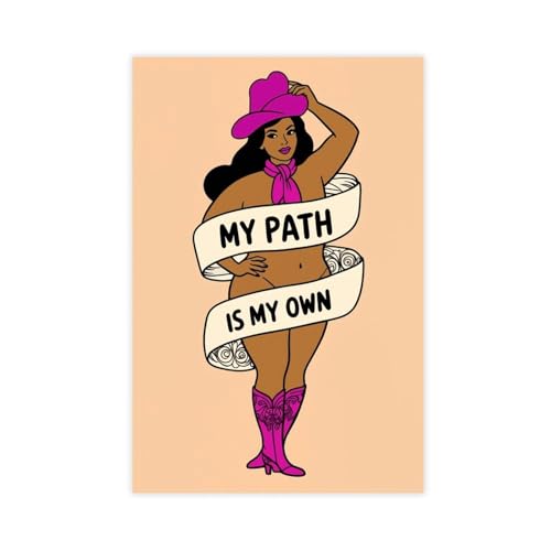 Toile portrait de cowgirl My Body Is My Own grand format 61x91,4 cm