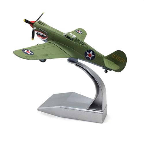 Enatuhter 1/72 US P-40 Fighter Jets Tomahawk Pistol Diecast Military Airplanes Model Attack Plane Military Aircraft Airplane Models for Adults