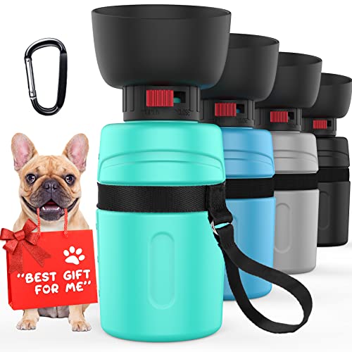 Petdott Dog Water Bottle, Portable Dog Water Bowl Dispenser Puppy Travel Water Bowl, Pet Water Bottle For Thirsty Dogs Outdoor Walking, Hiking, Travel, Leak Proof & Bpa Free-Safe Hydration #TOP5