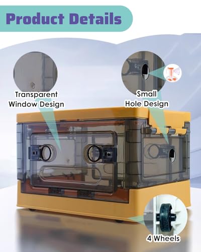 Camera di ossigeno portatile per animali domestici, per piccoli animali, cani, gatti, assistenza domiciliare, supporto respiratorio veterinario