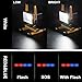 Work Light, 1600LM 3 Brightness Modes LED Work Lights, IPX5 Waterproof Flood Lights, 6000K Daylight Portable Work Lights with Stand Perfect for Workshop, Construction Site, Job Site