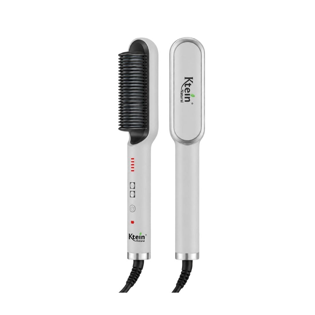 KTEIN Hair Straightener Brush - Anti-Scalding, Fast Heating, Adjustable Temperature, 360° Rotatable Cable, Shock Proof, 220/240V-image-42