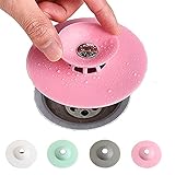 Tapón de Fregadero Grande: Cubierta de disco de 10 cm, sellada, desodorizada, antiinsectos, anti-obstrucción, puede brindarle un ambiente hogareño higiénico y saludable.