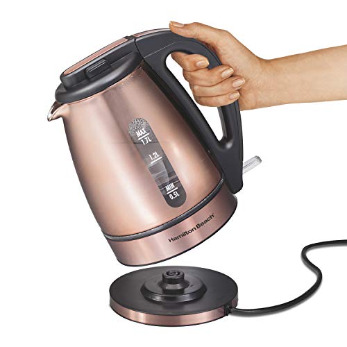 Chaleira Elétrica, 1,7L, Cobre, 110v, Hamilton Beach