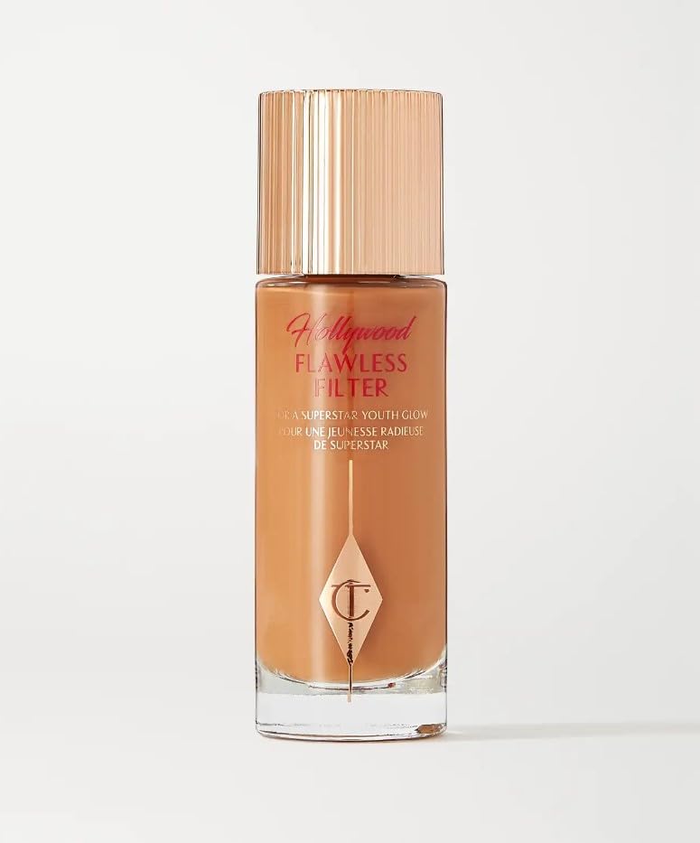 Charlotte Tilbury ORIGINAL | Hollywood Flawless Filter | tonos para pieles claras, medias y oscuras | BELLA by Cloud.Sales Cosmetics (DEEP 6.5, 1 unidad (Paquete de 1))